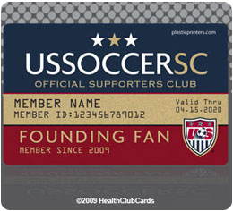 Usss Sport membership plastic card