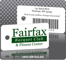 fair fax fitness club key tag