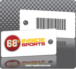 68 inside sport fitness membership key tag